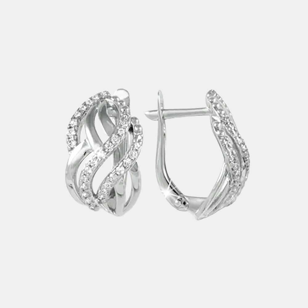 картинка Серьги из серебра 925 пробы от ювелирной компании Арт