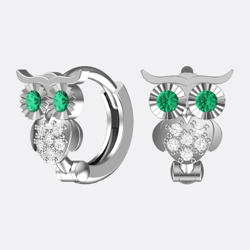 картинка Серьги из серебра 925 пробы от ювелирной компании Арт