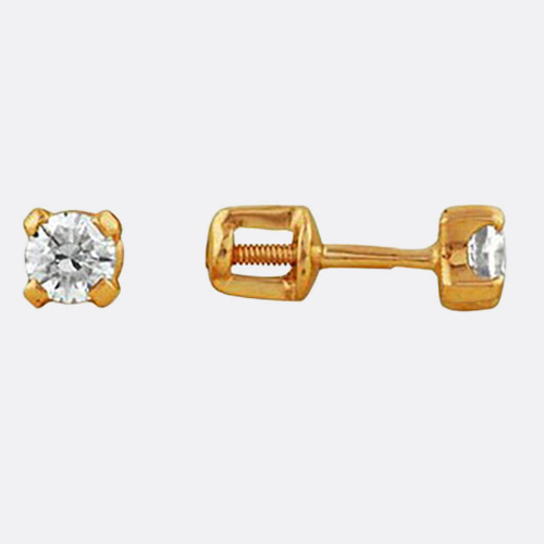 картинка Пуссеты Ювелирный завод RUSGOLDART из золота 585 пробы от ювелирной компании Арт