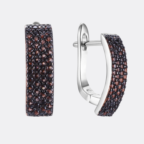 картинка Серьги Ювелирое производство "FRESH JEWELRY" из серебра 925 пробы от ювелирной компании Арт