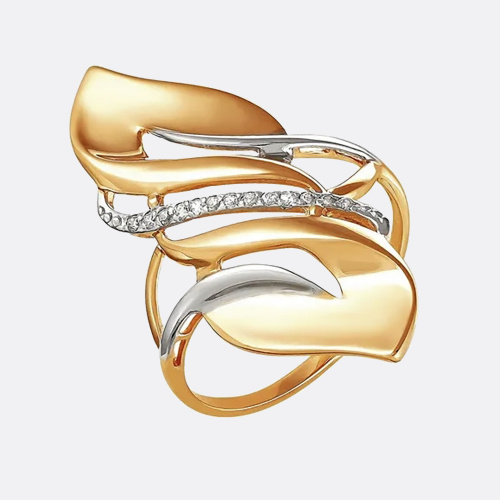 картинка Кольцо Ювелирный завод RUSGOLDART из золота 585 пробы от ювелирной компании Арт